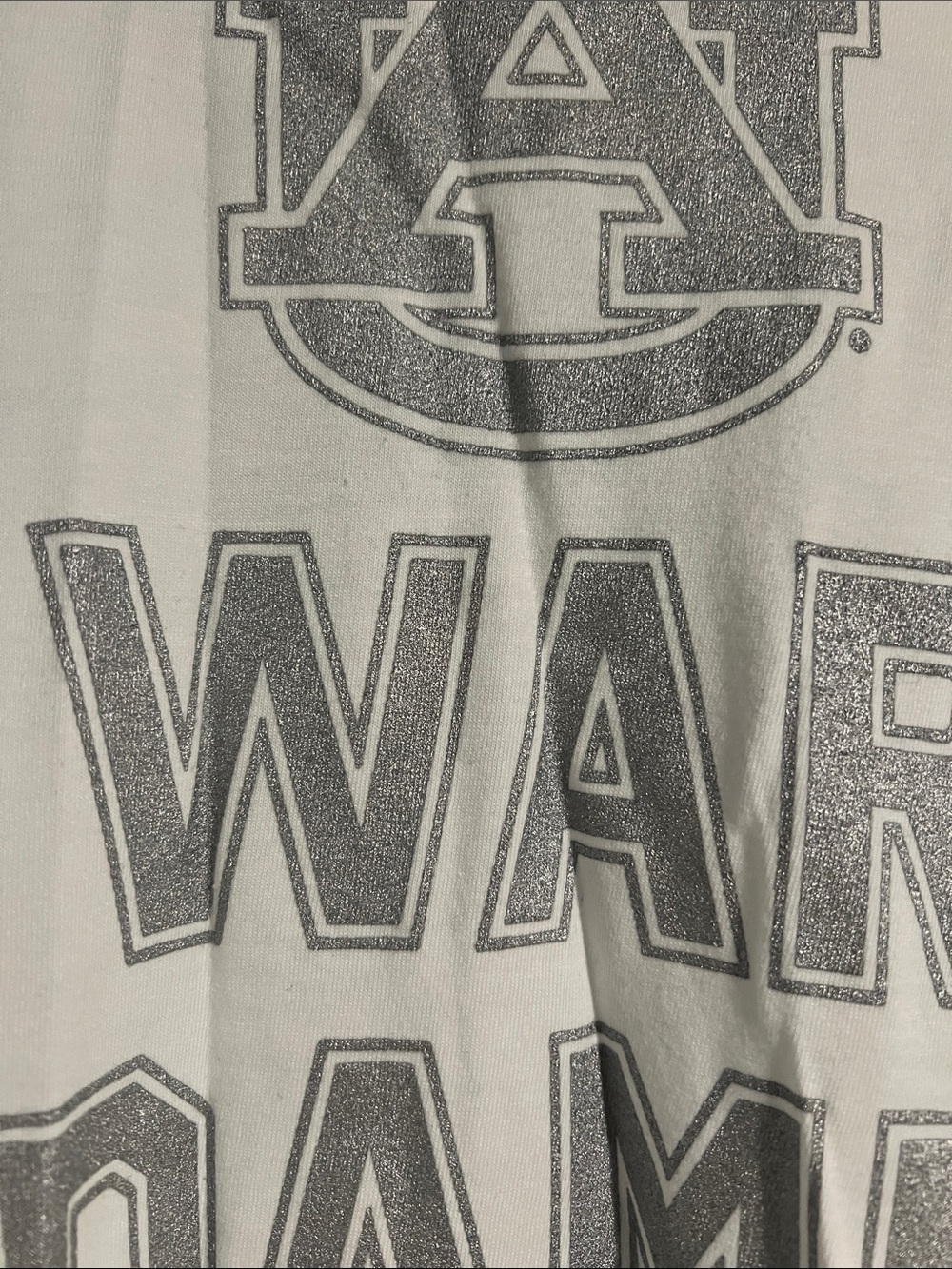 Under Armour White Auburn 'War Damn Eagle' Short Sleeve Tee - Picture 3 of 3